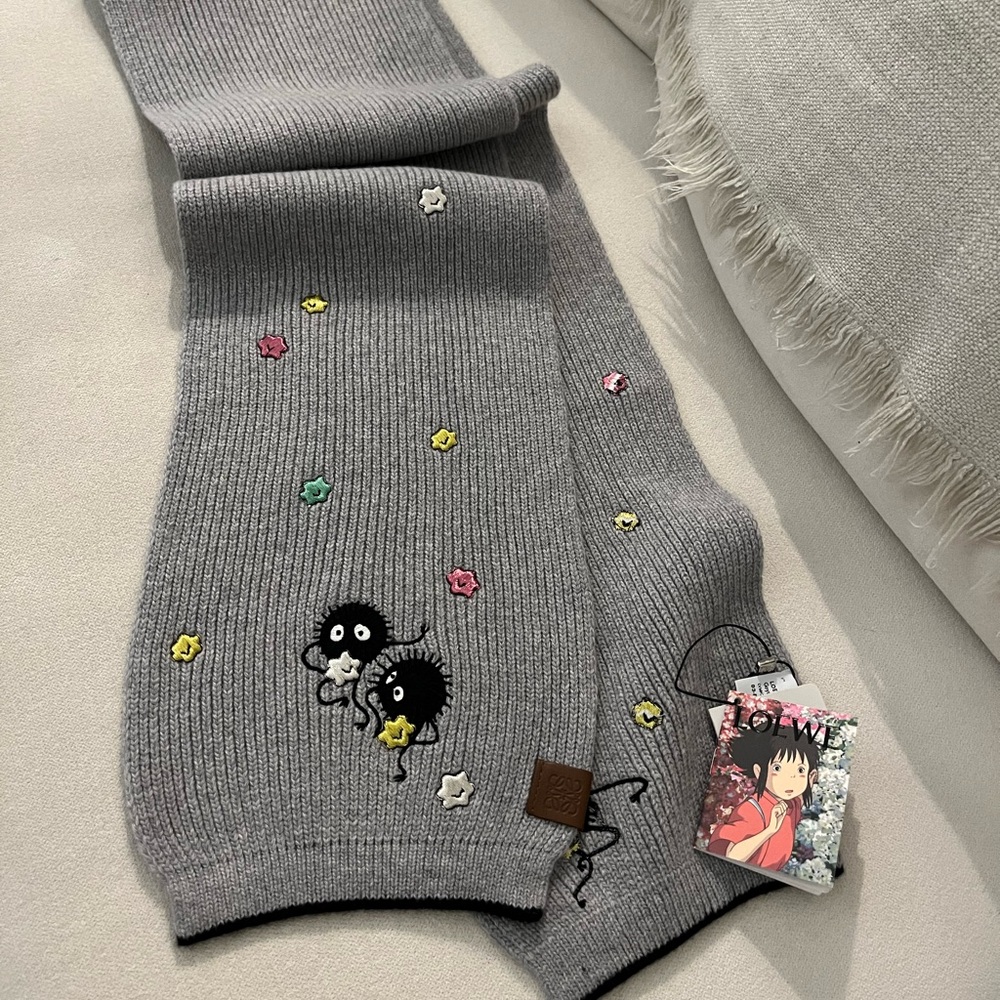 LOEWE x Ghibli wool scarf